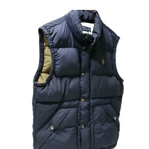 Ralph Lauren Navy Puffer Vest